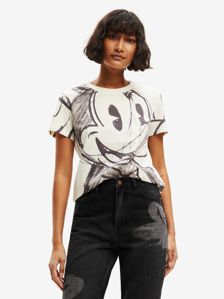 Desigual Mickey Trazos Tricou