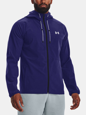 Under Armour UA Stretch Woven Windbreaker-BLU Jachetă