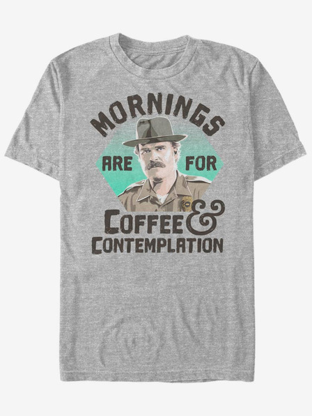 ZOOT.Fan Netflix Hopper Mornings Are For Coffee Contemplation Tricou