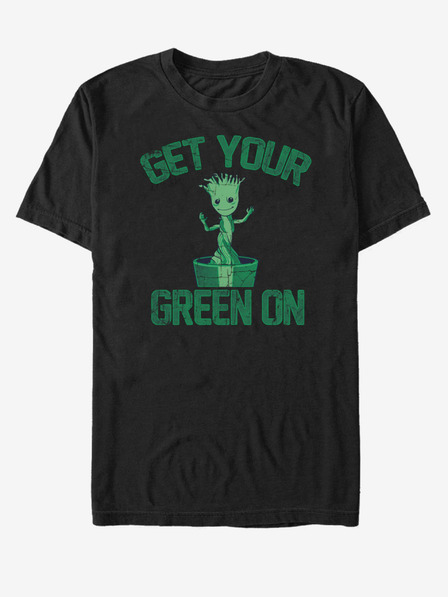 ZOOT.Fan Get Your Green On Groot Strážci Galaxie Marvel Tricou