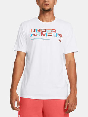 Under Armour UA Colorblock Wordmark SS Tricou