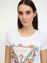 Guess Triangle Flowers Tricou