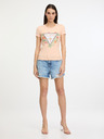 Guess Triangle Flowers Tricou