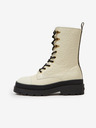 Scotch & Soda Aubri Mid Boot Off White Croco Ghete pe gleznă