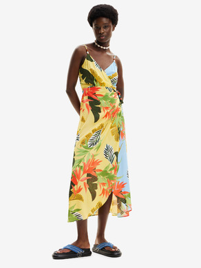 Desigual Tropical Leaves Rochie