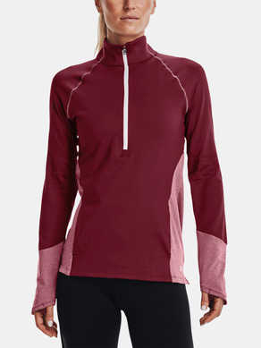 Under Armour UA ColdGear 1/2 Zip-RED Hanorac