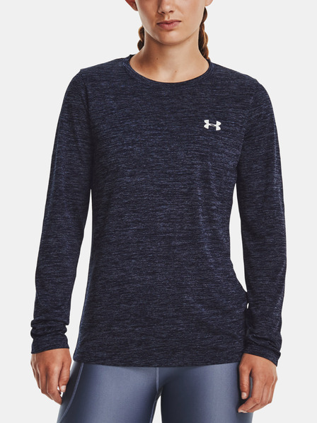 Under Armour Tech LS Crew Twist-NVY Tricou