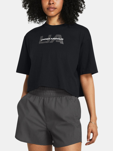 Under Armour UA Boxy Crop Branded SS Tricou