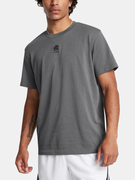 Under Armour Curry Hvyweight Logo Tee Tricou