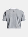 Under Armour UA Collegiate Crest Crop SS Tricou