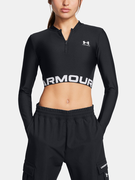 Under Armour HeatGear Rib 1/4 Zip LS Tricou