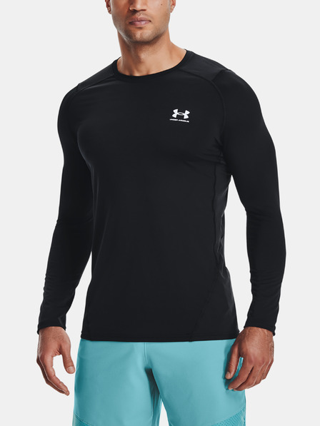 Under Armour HG Armour Fitted LS - černá Tricou