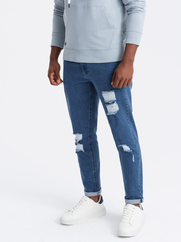 Ombre Clothing Jeans Albastru