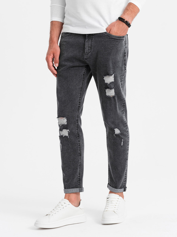 Ombre Clothing Jeans Gri