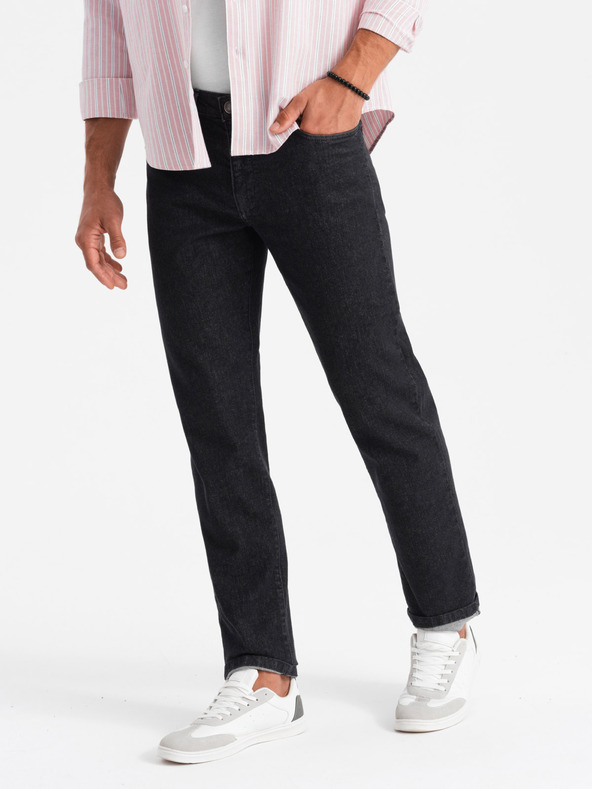 Ombre Clothing Jeans Negru