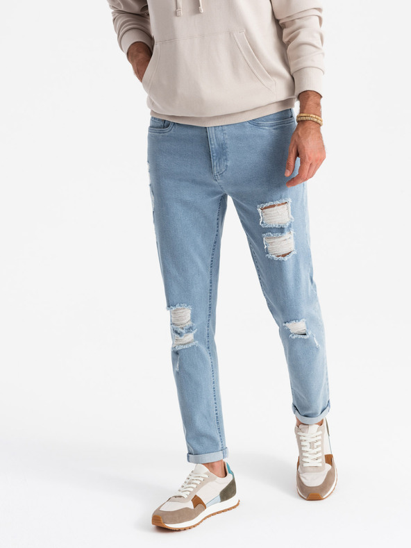 Ombre Clothing Jeans Albastru