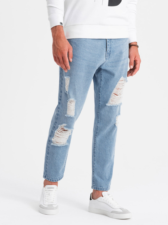 Ombre Clothing Jeans Albastru