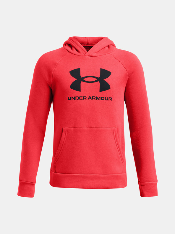 Under Armour UA Rival Fleece BL Hoodie Hanorac pentru copii Roșu