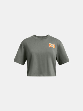 Under Armour Project Rock Campus Crop SS Tricou pentru copii