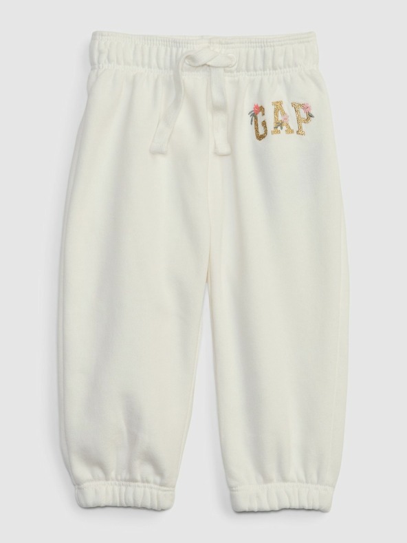 GAP Pantaloni de trening pentru copii Alb