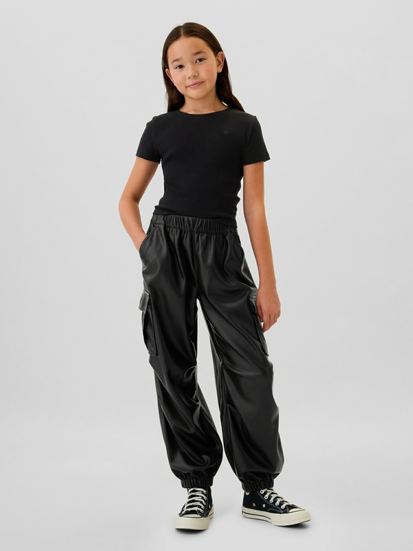 GAP Pantaloni pentru copii Negru