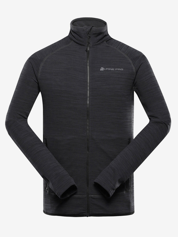 ALPINE PRO Onnec Hanorac Negru