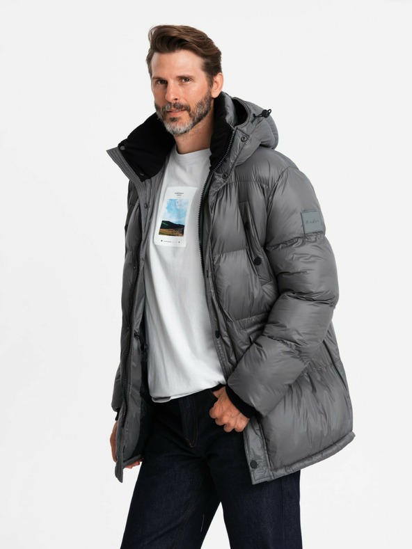 Ombre Clothing Jachetă Gri