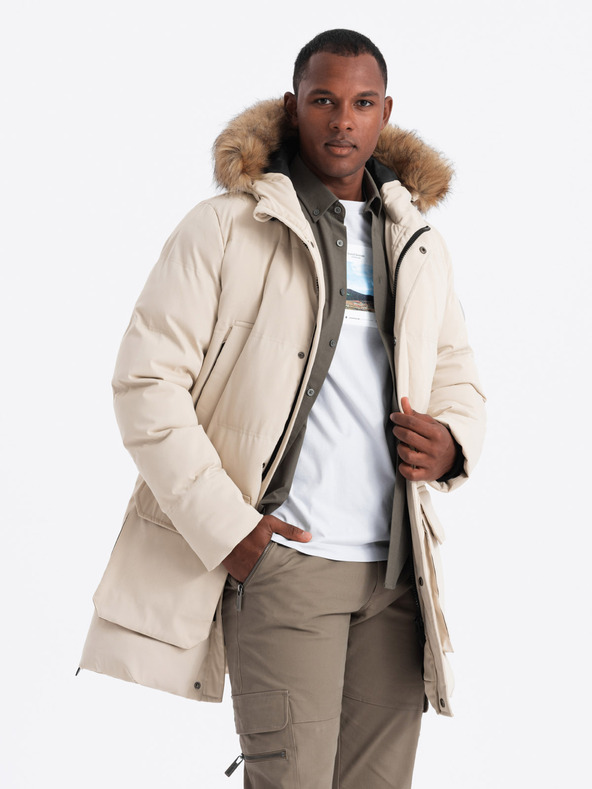 Ombre Clothing Jachetă Alb