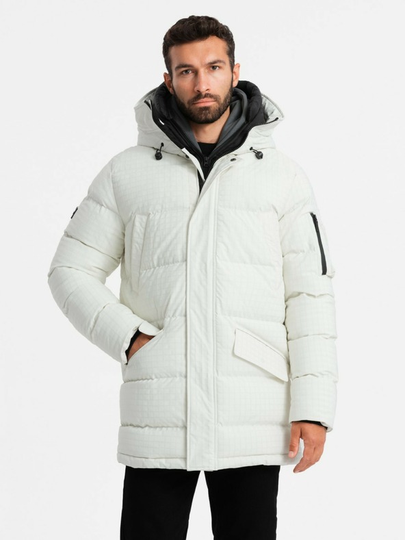 Ombre Clothing Jachetă Alb