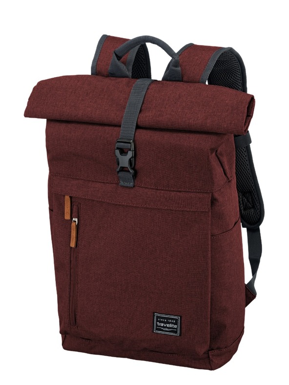 Travelite Basics Roll-up Bordeaux Rucsac Roșu