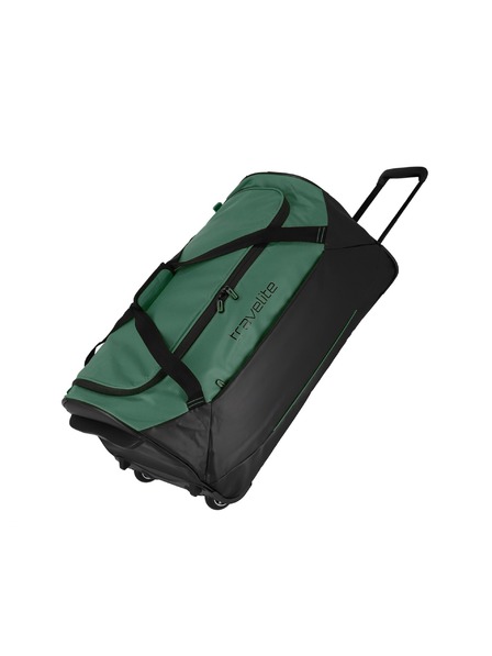 Travelite Basics Trolley Travel Bag Black/green Genţi de umăr