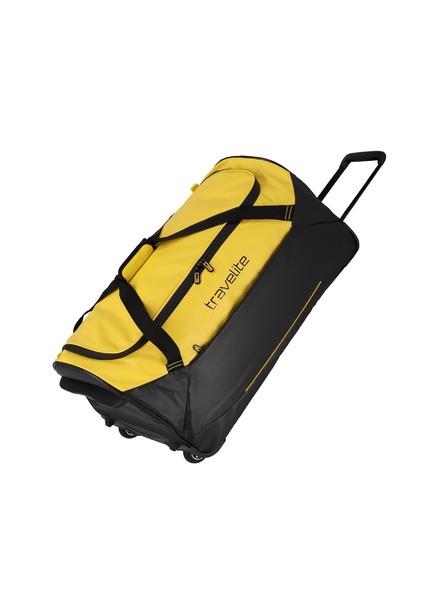 Travelite Basics Trolley Travel Bag Black/yellow Genţi de umăr