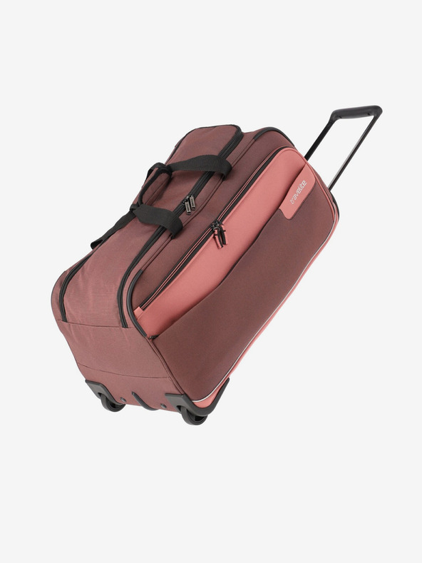 Travelite Viia Wheeled duffle Genți de voiaj Roz