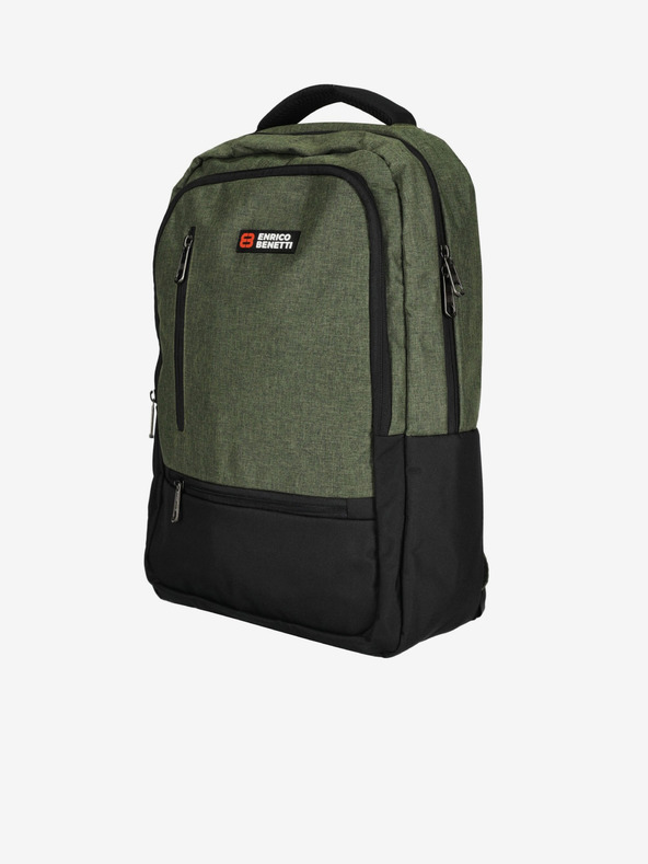 Enrico Benetti Hamburg 15 Notebook Backpack Olive Rucsac Verde