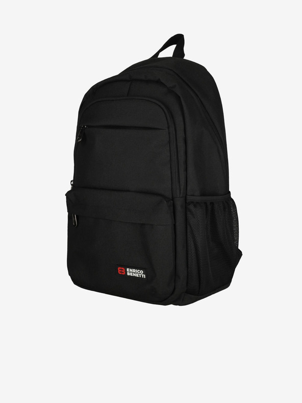 Enrico Benetti Hamburg Notebook 23 l Black Rucsac Negru
