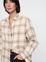 GAP Tricou din flanel supradimensionat pentru femei Big Shirt GAP