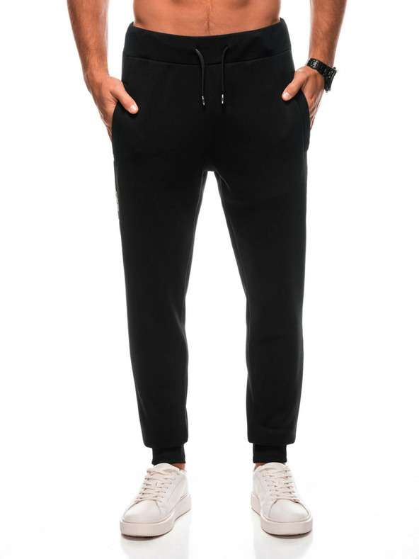 Edoti Pantaloni de trening Negru