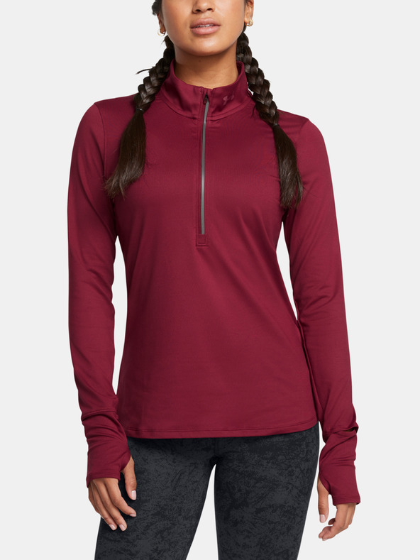 Under Armour UA Launch Pro Half Zip Tricou Roșu