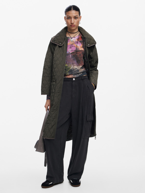Desigual Odense Palton Verde