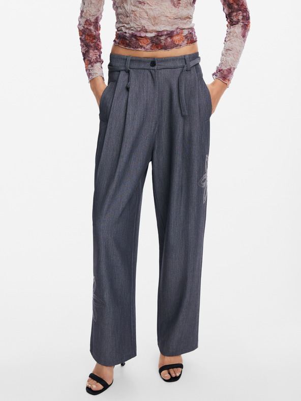 Desigual Rin Pantaloni Gri