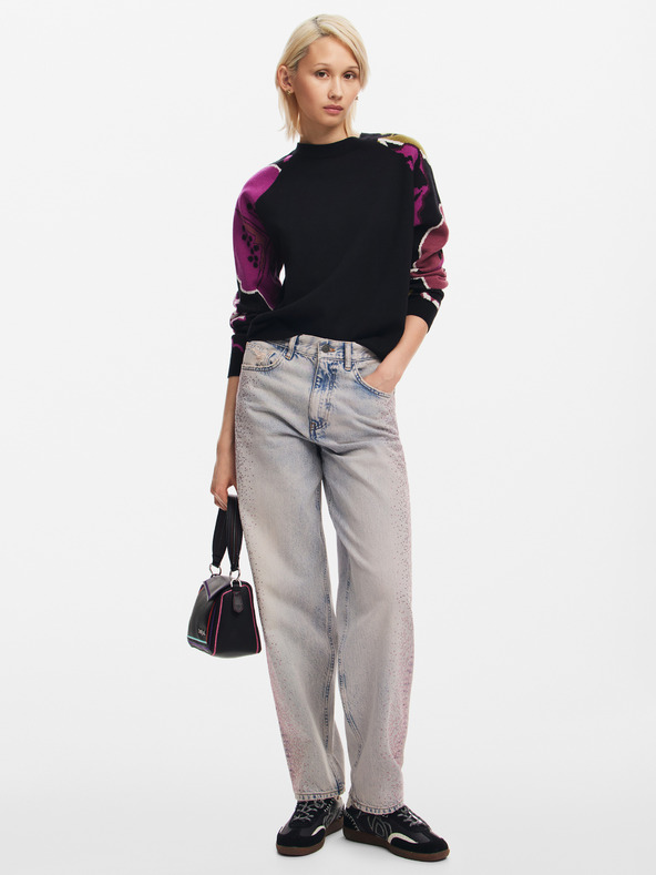 Desigual Barrie Pulover Negru