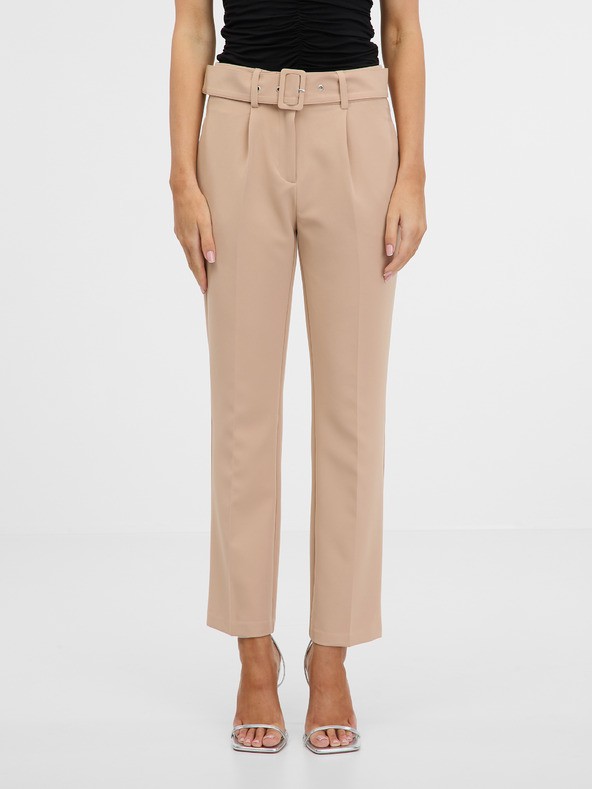 Orsay Pantaloni de damă maro deschis ORSAY