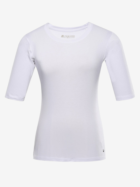 ALPINE PRO Tricou cu mânecă scurtă pentru femei ALPINE PRO NORRA alb