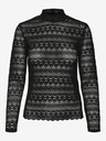 Vero Moda Bluză neagră cu dantelă pentru femei Vero Moda Zoe