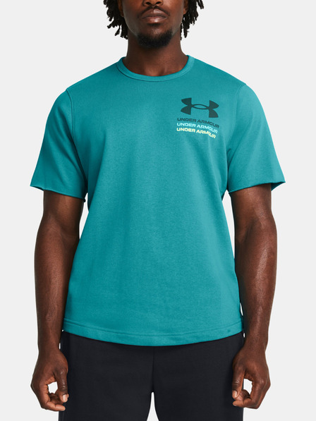 Under Armour UA Rival Terry SS Colorblock Tricou