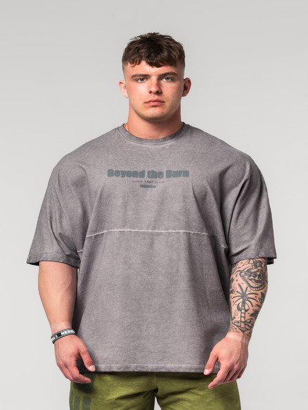 Nebbia Tricou supradimensionat decolorat NO SHORTCUTS 369