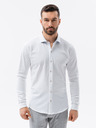 Ombre Clothing Cămașă tricotată cu mânecă Slim pentru bărbați Îmbrăcăminte Ombre