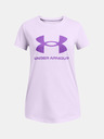 Under Armour UA Crop Sportstyle Logo SS Tricou pentru copii