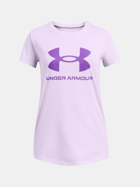 Under Armour UA Crop Sportstyle Logo SS Tricou pentru copii