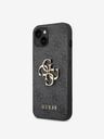 Guess PU 4G Metal Logo iPhone 14 Plus Grey Carcasa de telefon